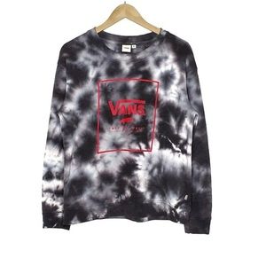 Tie dye Vans crew neck sweater